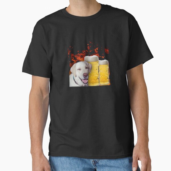 Item preview, Dog with beers - silly design  designed and sold by JarhDesign.