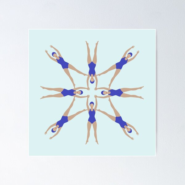 Item preview, Synchronized swimmers III designed and sold by MarleinWinter.