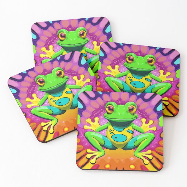 Item preview, psychedelic frog designed and sold by Andre Faubert.