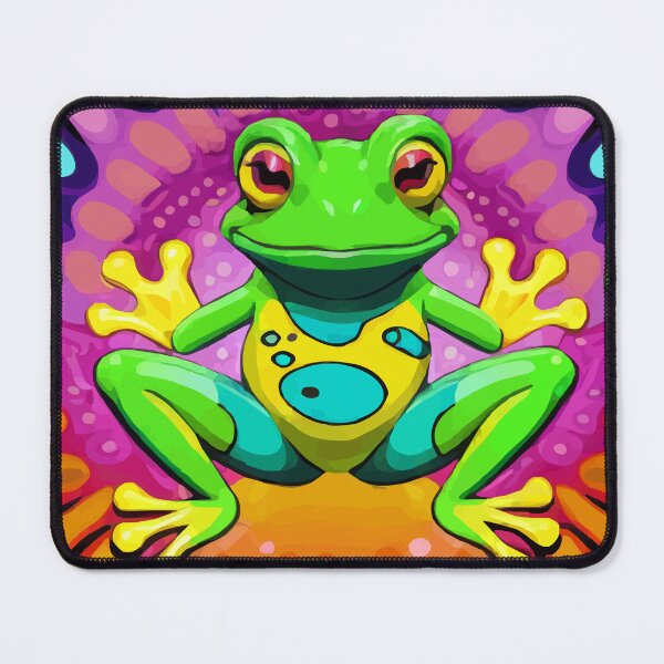 Item preview, psychedelic frog designed and sold by Andre Faubert.
