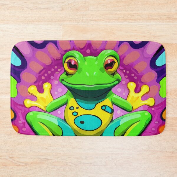 Item preview, psychedelic frog designed and sold by Andre Faubert.