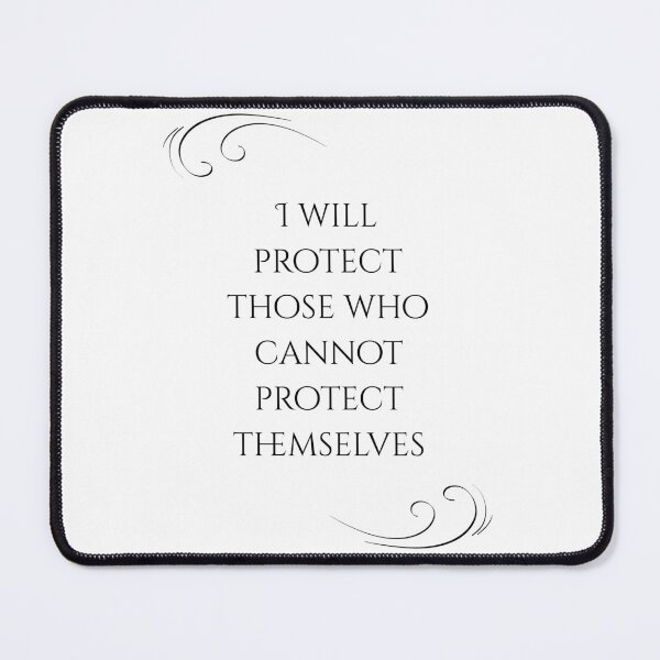 Item preview, I will protect those who can't protect themselves designed and sold by Wobbly and Weary.