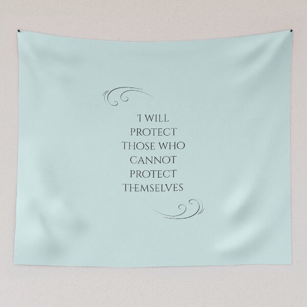 Item preview, I will protect those who can't protect themselves designed and sold by Wobbly and Weary.