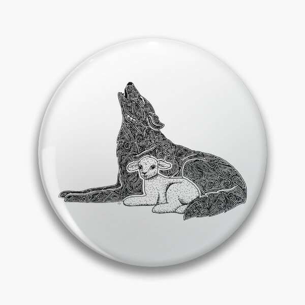 Item preview, The Wolf and the Lamb designed and sold by Anna DeVries.