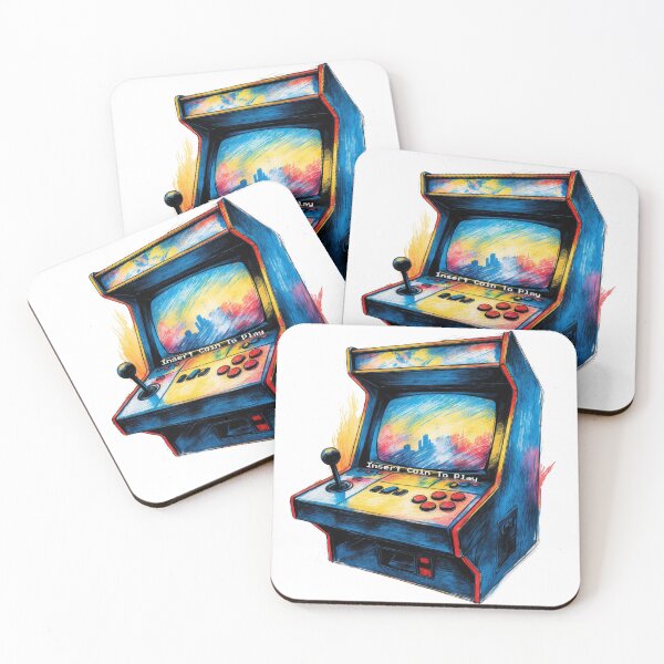 Item preview,  Insert Coin to Play - Retro Arcade Machine Art designed and sold by Frame of Mind .