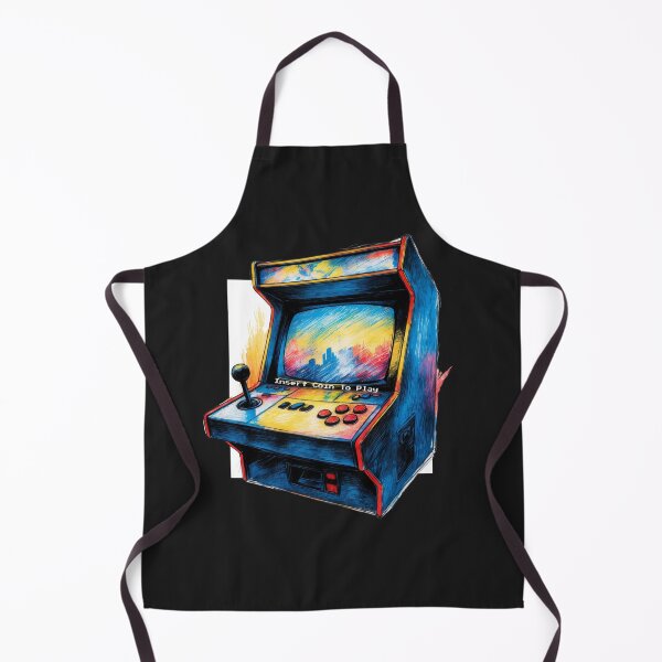Item preview, Insert Coin to Play - Retro Arcade Machine Art designed and sold by Frame of Mind .