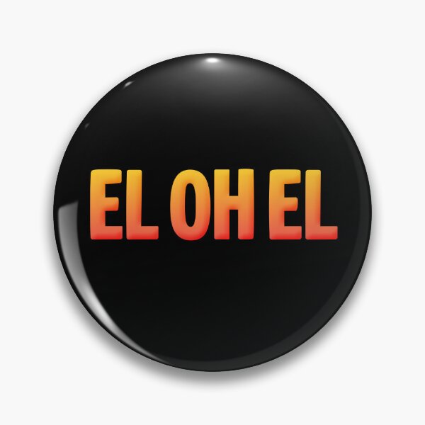Item preview, EL OH EL in Hot Orange designed and sold by Memes N Lore .