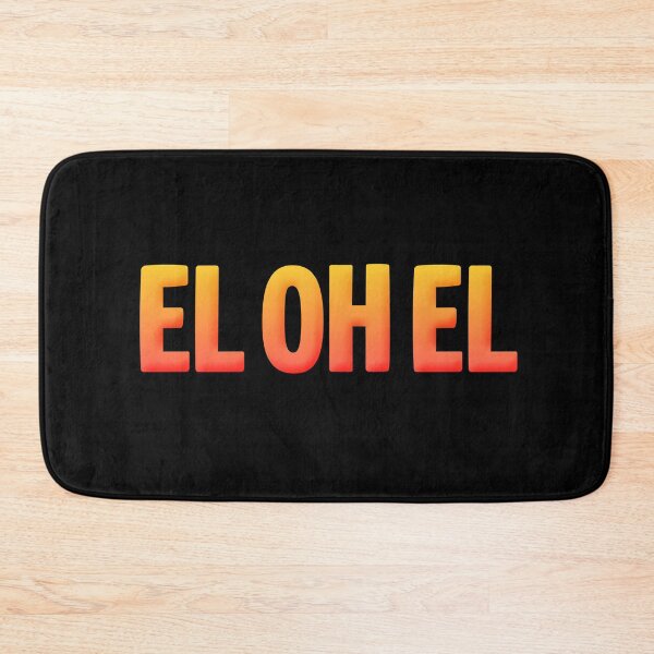 Item preview, EL OH EL in Hot Orange designed and sold by Memes N Lore .