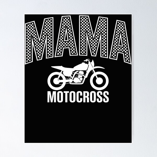Item preview, Motocross Mama Checkered Dirt Bike Mom Moto Women designed and sold by clothesy7.