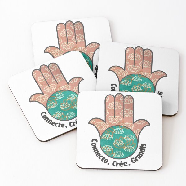 Item preview, Connecte, Crée, Grandis - Hamsa Fleur de Lotus | Connect, Create, Grow - French designed and sold by 	aluzia.design.