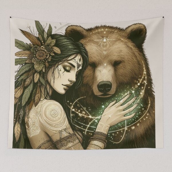 Item preview, Spirit Bear Totem – Sacred Connection designed and sold by Roberta Calabrese.