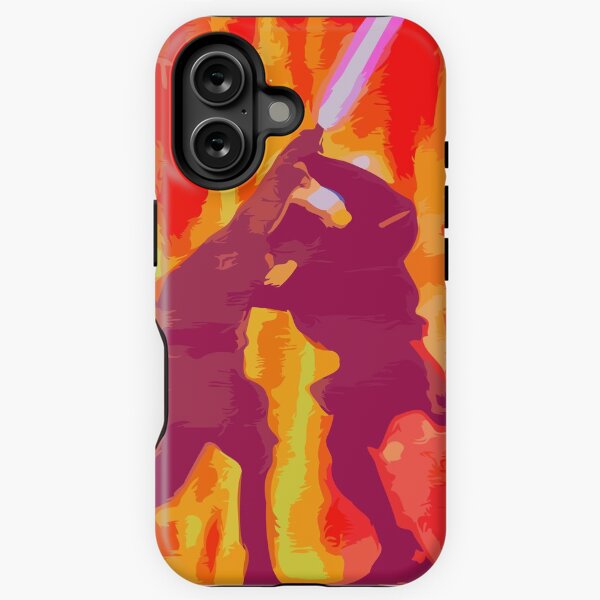 Vista previa del artículo con la obra «Duelo de Anakin y Obi-Wan», diseñado y vendido por loudxlights.