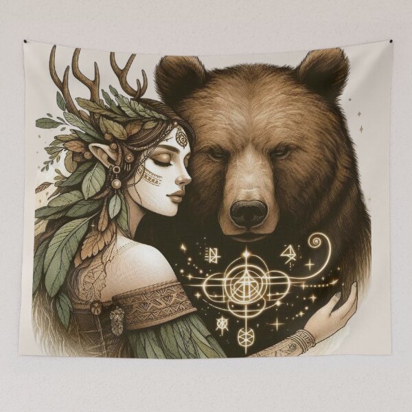 Item preview, Spirit Bear Totem – Sacred Connection designed and sold by Roberta Calabrese.