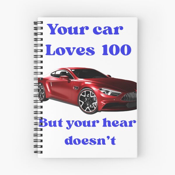 Item preview, Your Car Loves 100, But Your Heart Doesn’t — Road Safety Humor designed and sold by azersan.