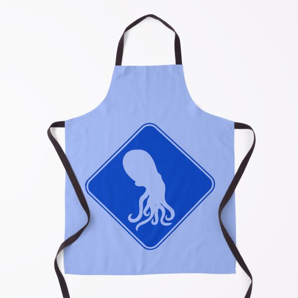 Item preview, Octopus Zone Danger Sign Warning Dangerous Giant Squid designed and sold by shirt-o-mat.