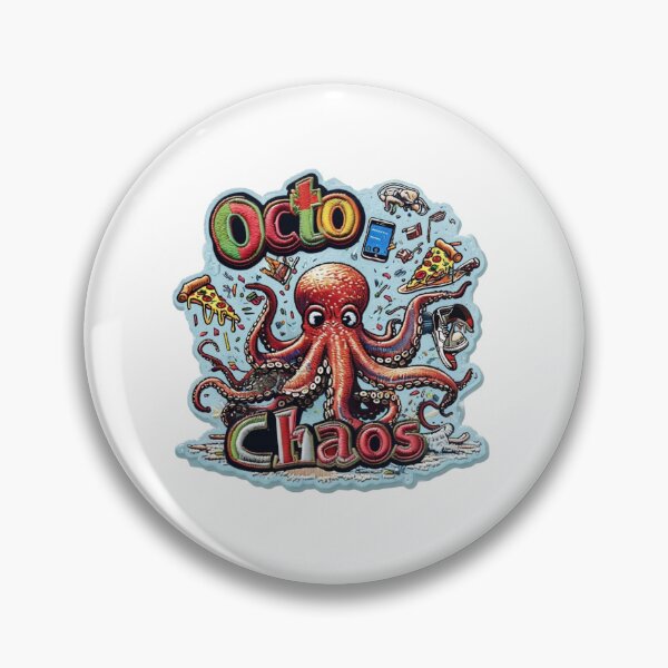 Item preview, Octo Chaos – Multitasking Mayhem Drop Falcon-Frequency Drop-Premium Cool Trendy Best Gift designed and sold by Imaginarium of Chaos falcon88 .