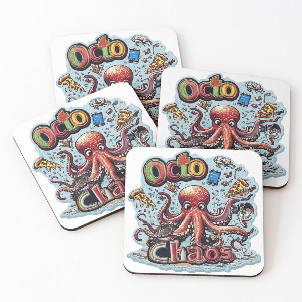 Item preview, Octo Chaos – Multitasking Mayhem Drop Falcon-Frequency Drop-Premium Cool Trendy Best Gift designed and sold by Imaginarium of Chaos falcon88 .