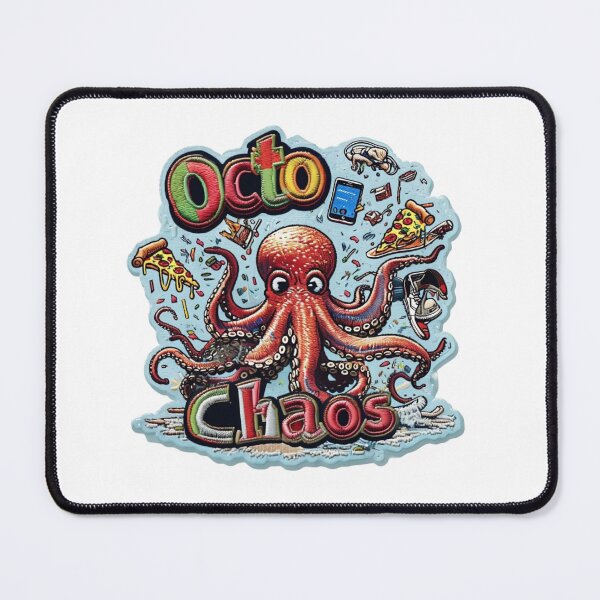 Item preview, Octo Chaos – Multitasking Mayhem Drop Falcon-Frequency Drop-Premium Cool Trendy Best Gift designed and sold by Imaginarium of Chaos falcon88 .