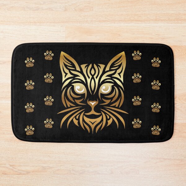 Item preview, Tribal Cat Face #2 designed and sold by JrSkDesign ✅ .