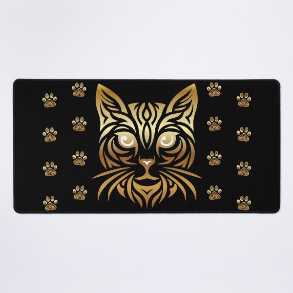 Item preview, Tribal Cat Face #2 designed and sold by JrSkDesign ✅ .