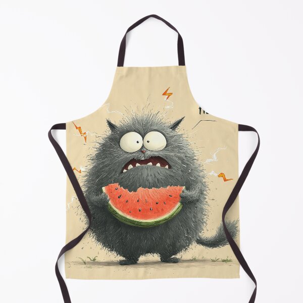 Item preview, Fluffy Shocked Cat designed and sold by zoecreatiwe.