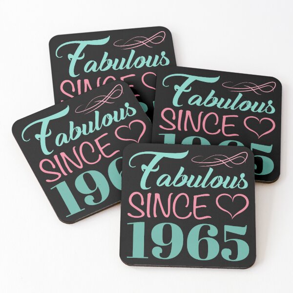 Item preview, Fabulous Since 1965 Women’s 60th Birthday designed and sold by thepixelgarden.