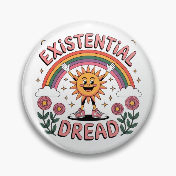 Item preview, Existential Dread with a Cheerful Sun – Whimsical and Colorful Art Design designed and sold by ARTReMi.