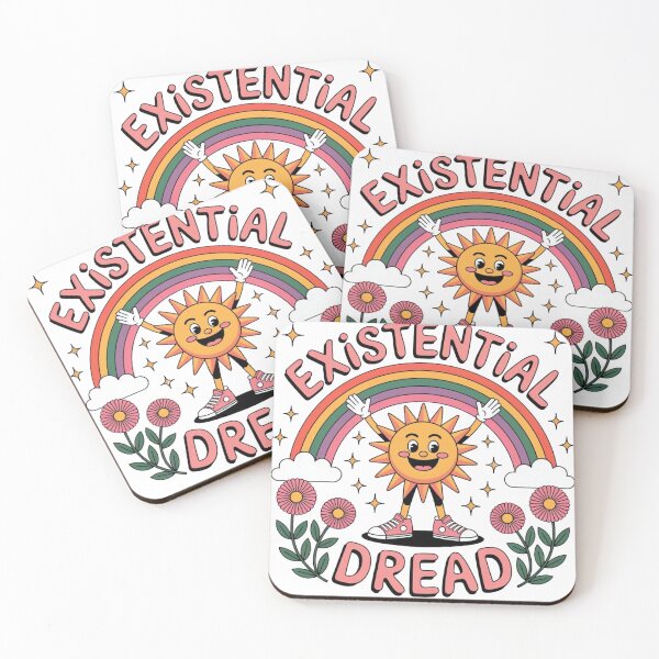 Item preview, Existential Dread with a Cheerful Sun – Whimsical and Colorful Art Design designed and sold by ARTReMi.