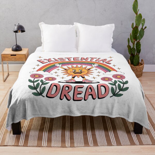 Item preview, Existential Dread with a Cheerful Sun – Whimsical and Colorful Art Design designed and sold by ARTReMi.