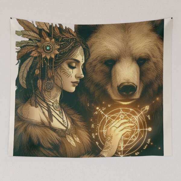 Item preview, Spirit Bear Totem – Sacred Connection designed and sold by Roberta Calabrese.