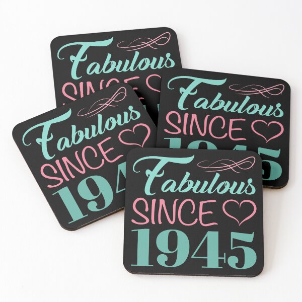 Item preview, Fabulous Since 1945 Women’s 80th Birthday designed and sold by thepixelgarden.