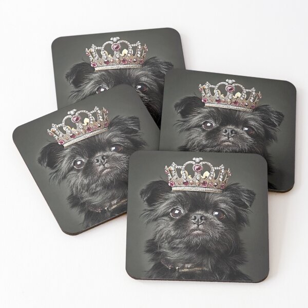 Item preview, Affenpinscher with Crown 02 designed and sold by Elisabeth Lucas.