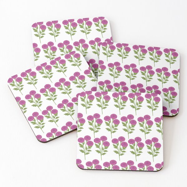 Item preview, Gomphrena flower pattern designed and sold by Jamildesign.