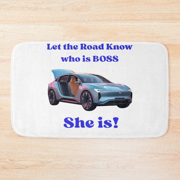 Item preview, Let the Road Know Who’s the Boss — She Is! designed and sold by azersan.