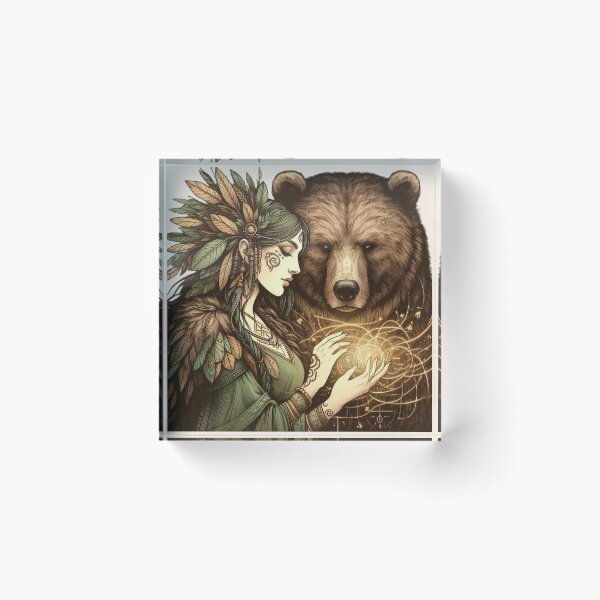 Item preview, Spirit Bear Totem – Sacred Connection designed and sold by Roberta Calabrese.