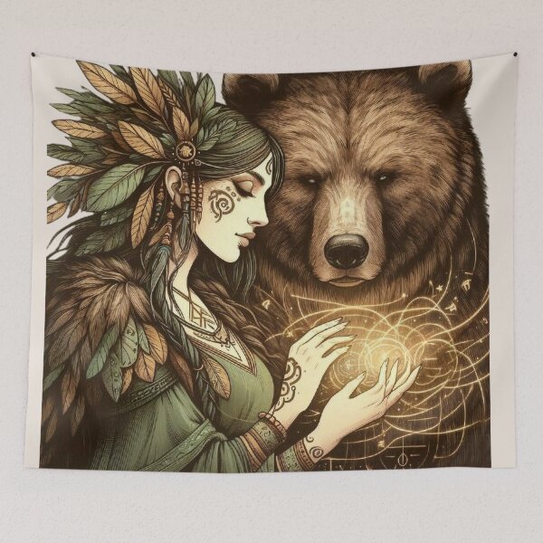 Item preview, Spirit Bear Totem – Sacred Connection designed and sold by Roberta Calabrese.