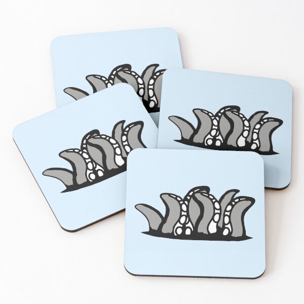 Item preview, Octopus Tentacles breaking out of ground hole Horror Monster Alien designed and sold by shirt-o-mat.