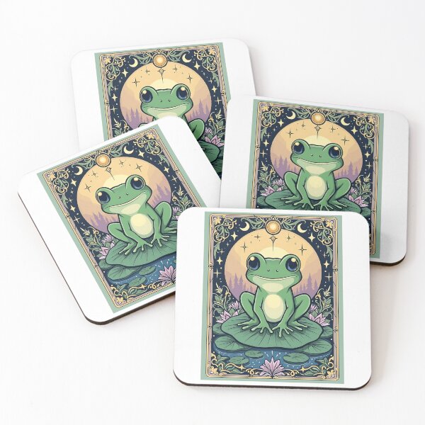 Item preview, Frog Tarot Card designed and sold by VibeTCreations.