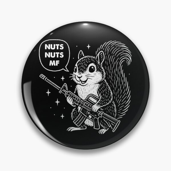 Artikelvorschau, Nuts Nuts MF – Verrücktes Eichhörnchen entworfen und verkauft von Monochromaniaus.
