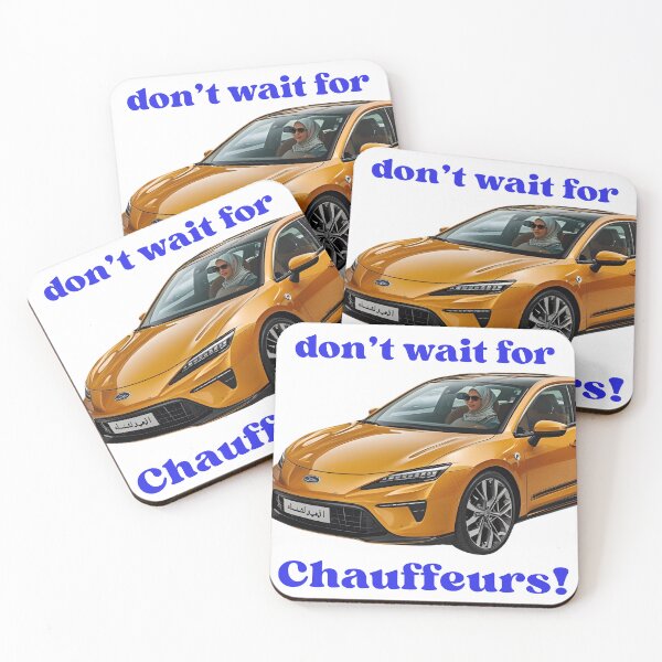 Item preview, Real Queens Don’t Wait for Chauffeurs — Empowering and Sassy Slogan for Independent Women designed and sold by azersan.