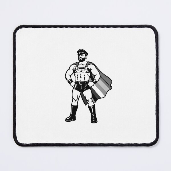 Item preview, Leather Daddy with Pride Flag Cape – Bold Vector designed and sold by CheersQueers!.