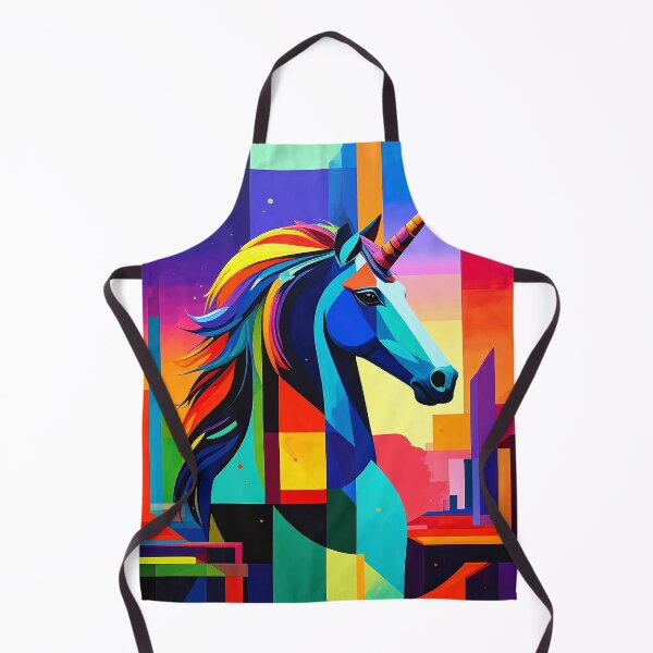 Artikelvorschau, Buntes Einhorn abstrakte Grafik entworfen und verkauft von angel-cat-22.