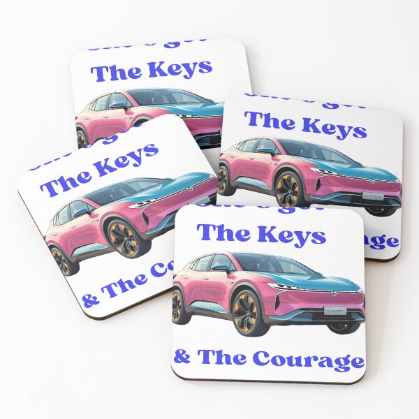 Item preview, She’s Got the Keys and the Courage — Confident, Empowering Slogan for Women Drivers designed and sold by azersan.