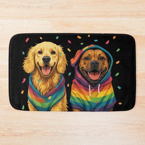 Item preview, Rainbow Pride Dogs – LGBTQ+ Celebration designed and sold by TeesAndSass.