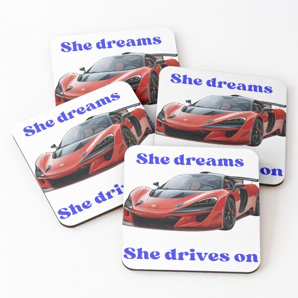 Item preview, She Steers, She Dreams, She Drives On — Inspirational Slogan for Women Who Love the Road designed and sold by azersan.