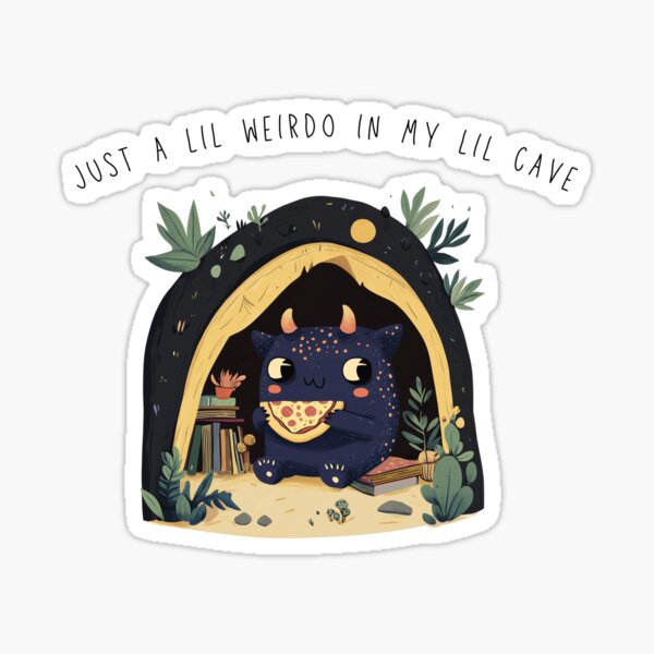 Item preview, Cave Weirdo designed and sold by Cozy Nerdy Things.