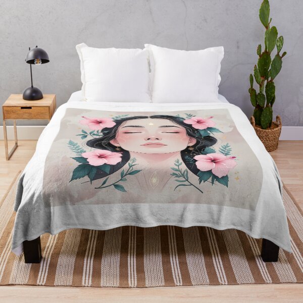 Item preview, Inner Bloom – Feminine Spiritual Portrait designed and sold by EightMustangs.