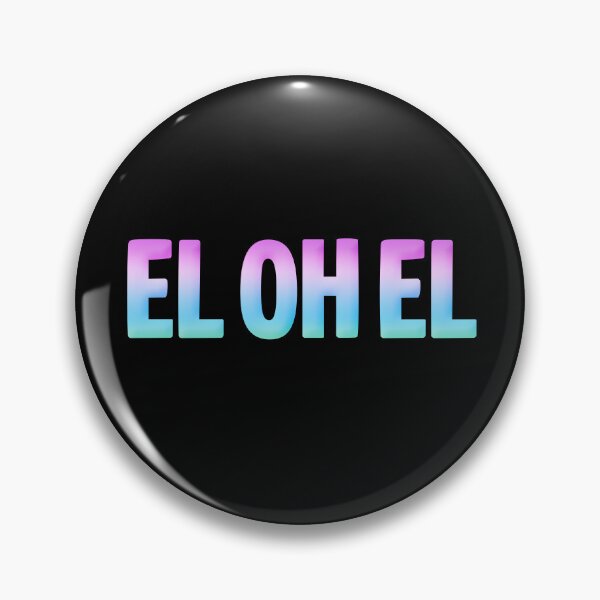 Item preview,  EL OH EL in Pastel Pink and Blue designed and sold by Memes N Lore .