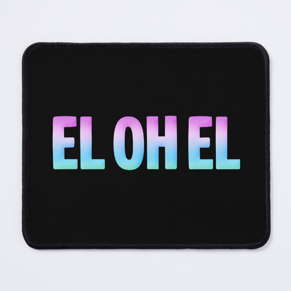Item preview,  EL OH EL in Pastel Pink and Blue designed and sold by Memes N Lore .
