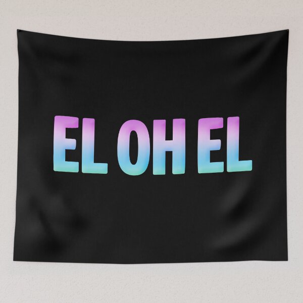 Item preview,  EL OH EL in Pastel Pink and Blue designed and sold by Memes N Lore .